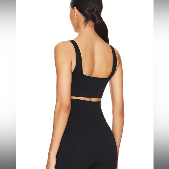 NWT WellBeing + BeingWell StretchWell Anza Sports Bra in Black - Picture 3 of 12